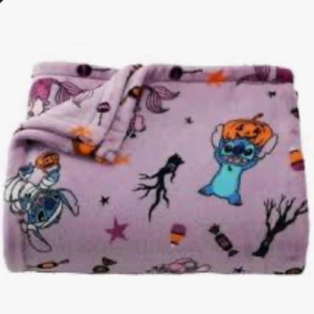 🆕Disney Lilo and Stitch Oversized Throw Blanket Halloween Plush Stitch
